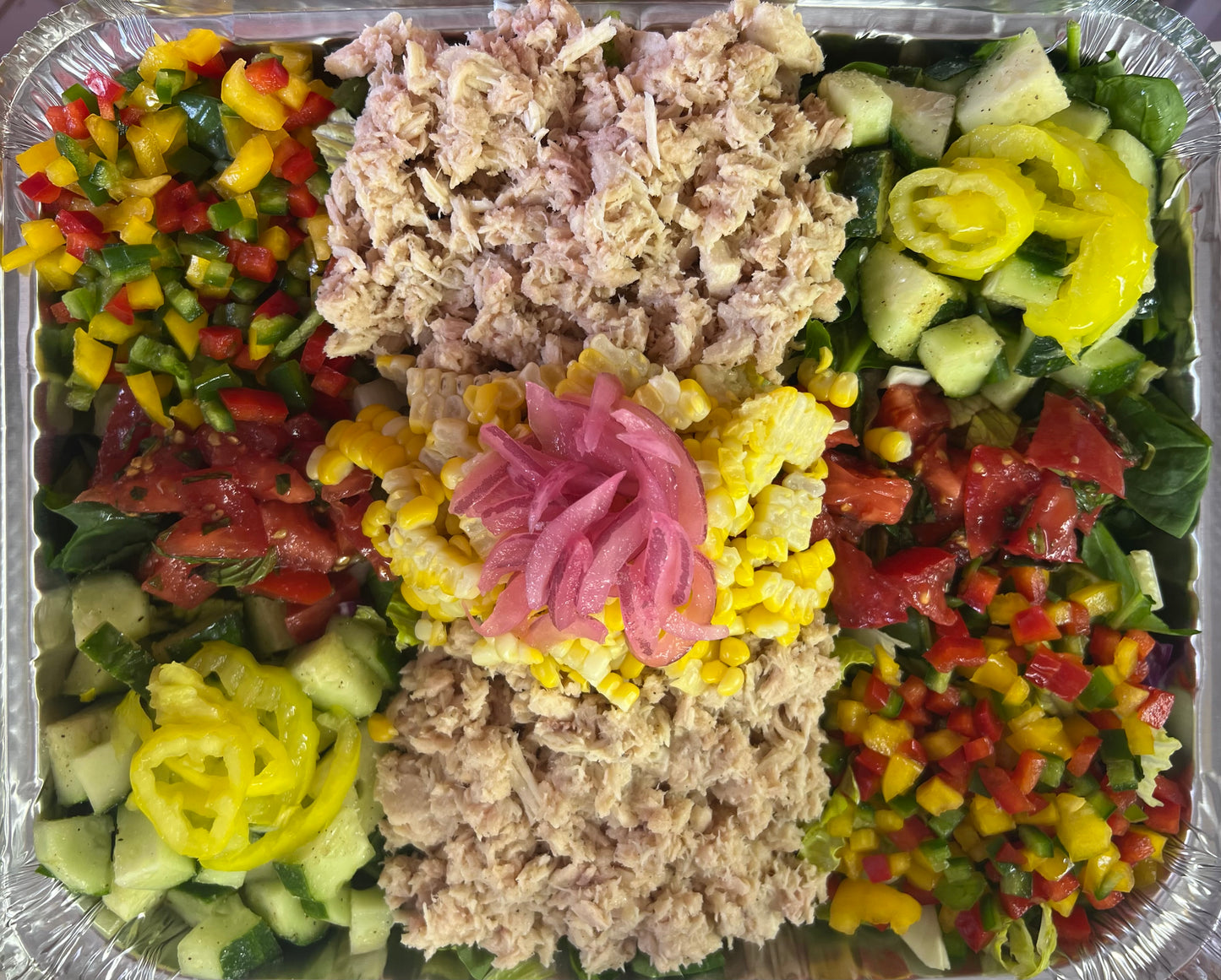 HALF PAN-THAT SALAD-Albacore, Walnut Meat, or Macerated Mushrooms