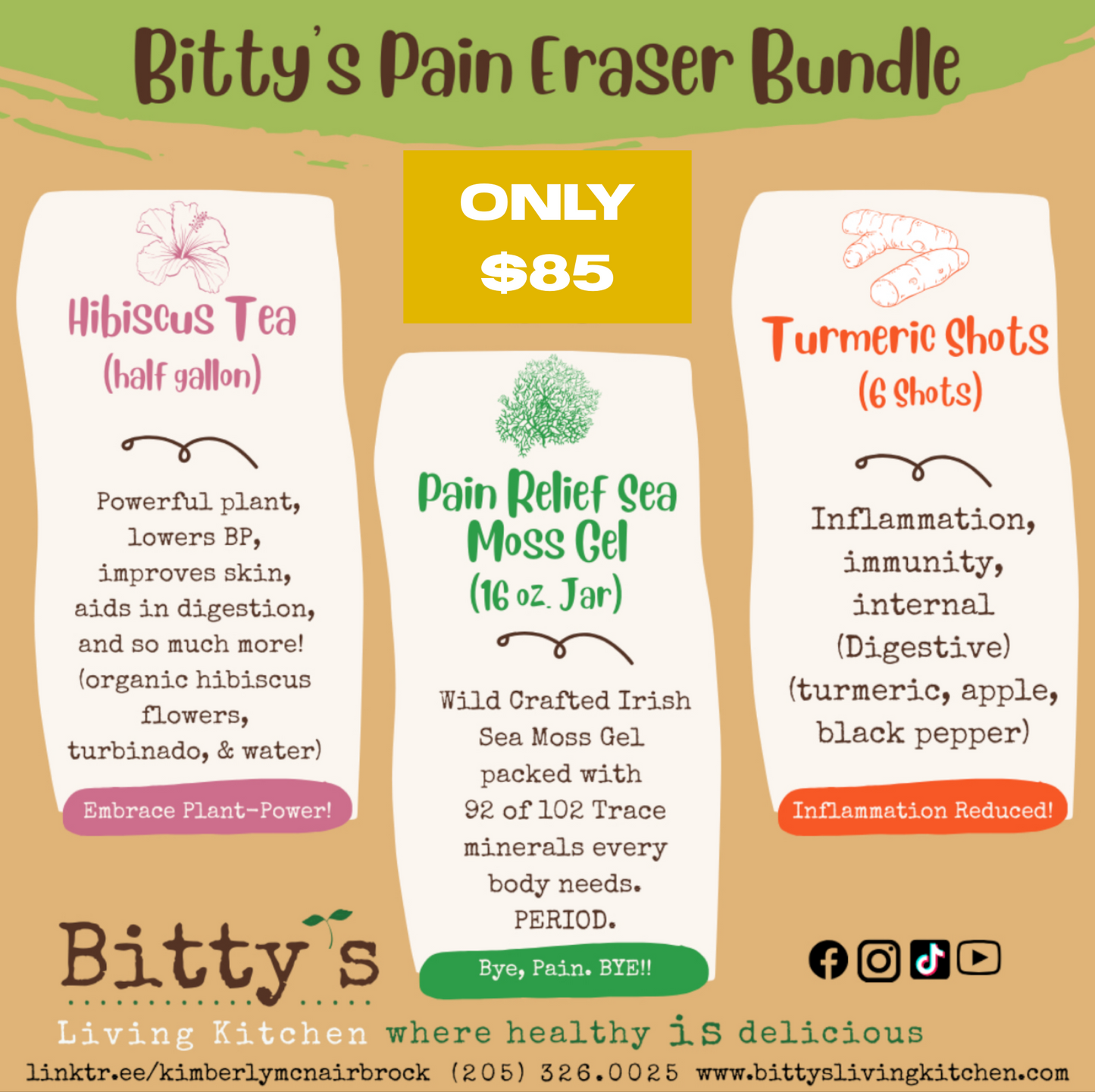 BITTY'S PAIN ERASER BUNDLE