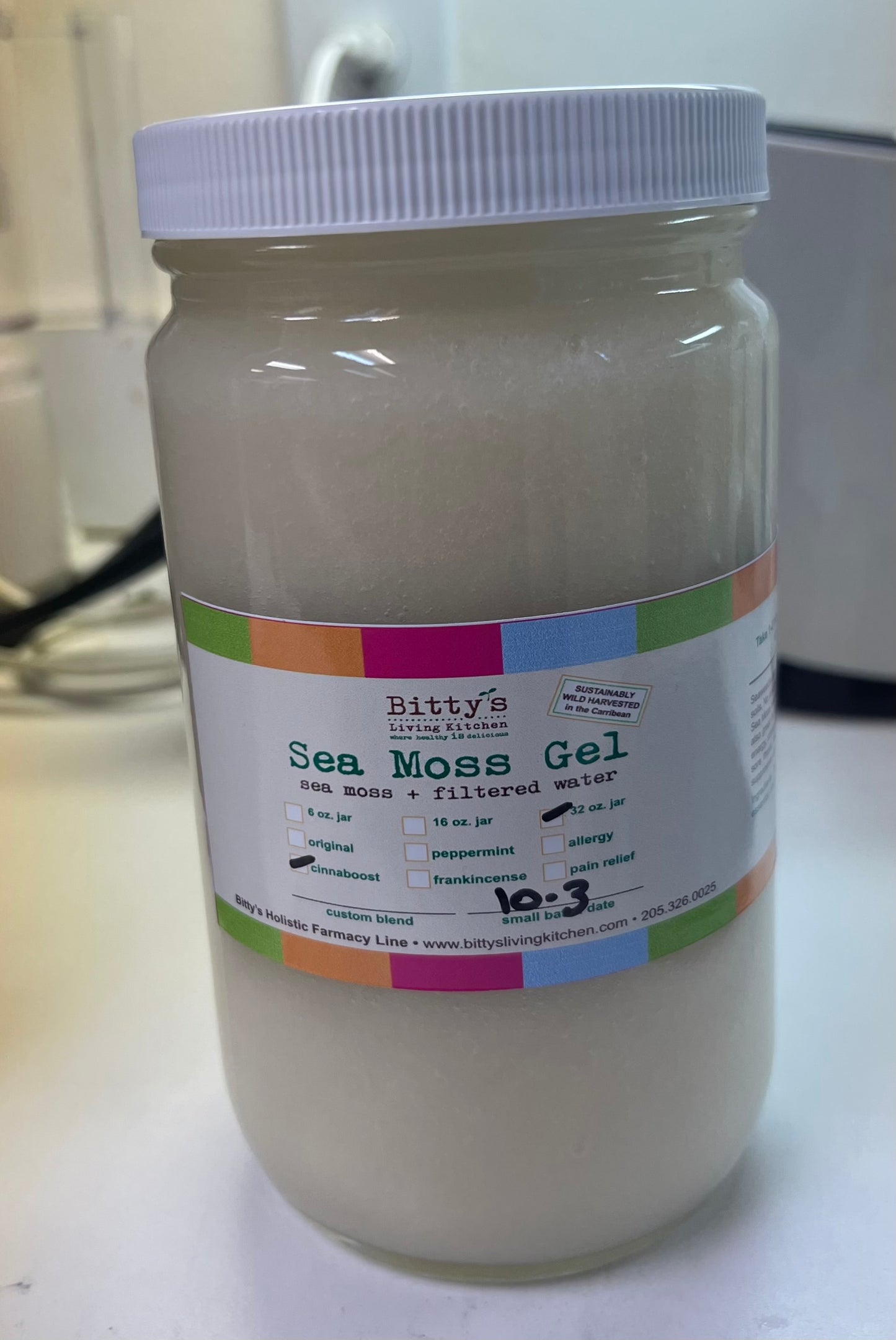 CINNABOOST-XL SEA MOSS GEL