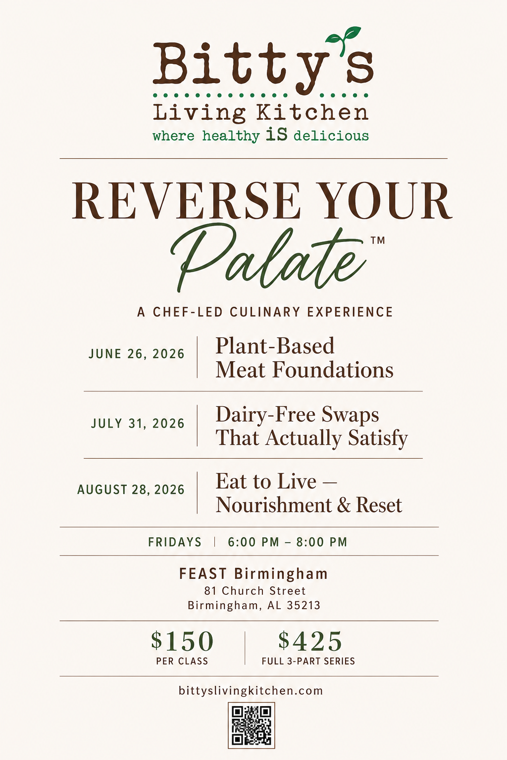 REVERSE YOUR PALATE CLASSES 1-3